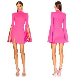 x REVOLVE Michael Costello Mr. Gibson Mini Dress Hot Pink Small Cocktail New H13